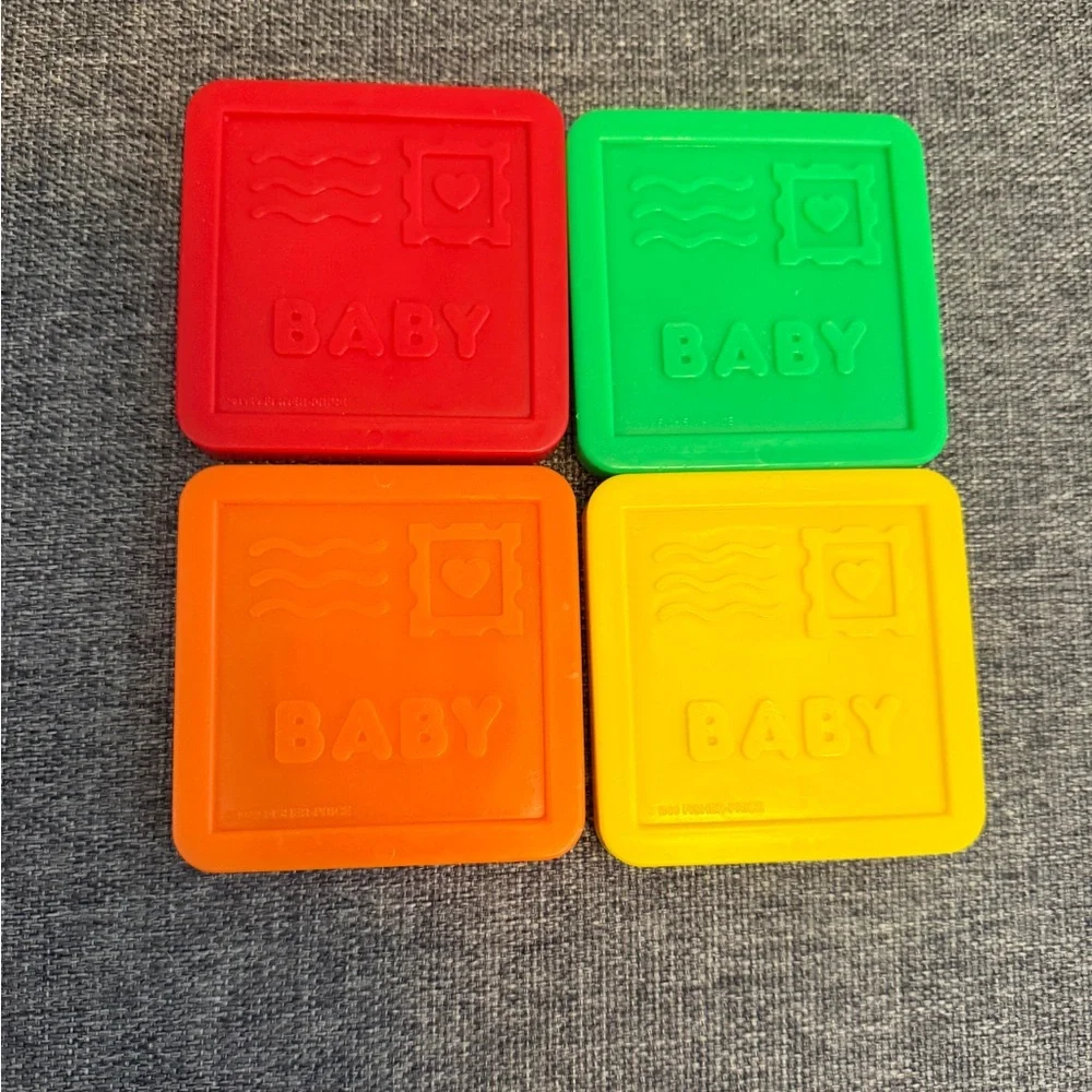 Fisher-Price Vintage 1989 Sort ‘n Stack Mailbox MISSING 1 LETTER MINOR DAMAGE